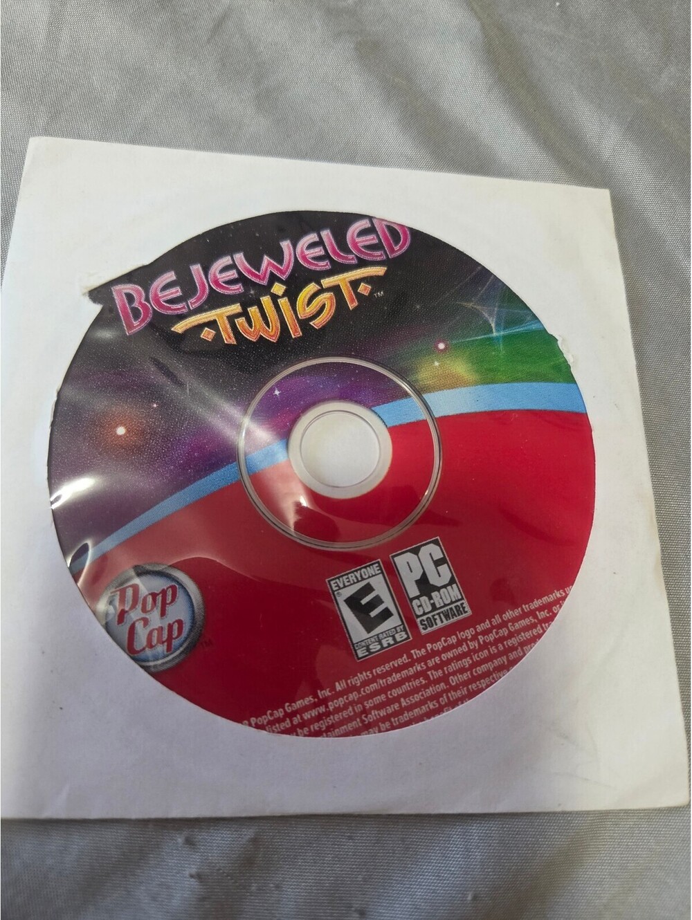 Bejeweled Twist PC game disc